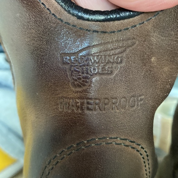 Red Wing Brown Leather Pecos Waterproof USA Made Boots 2270 - 10.5 - Picture 6 of 13